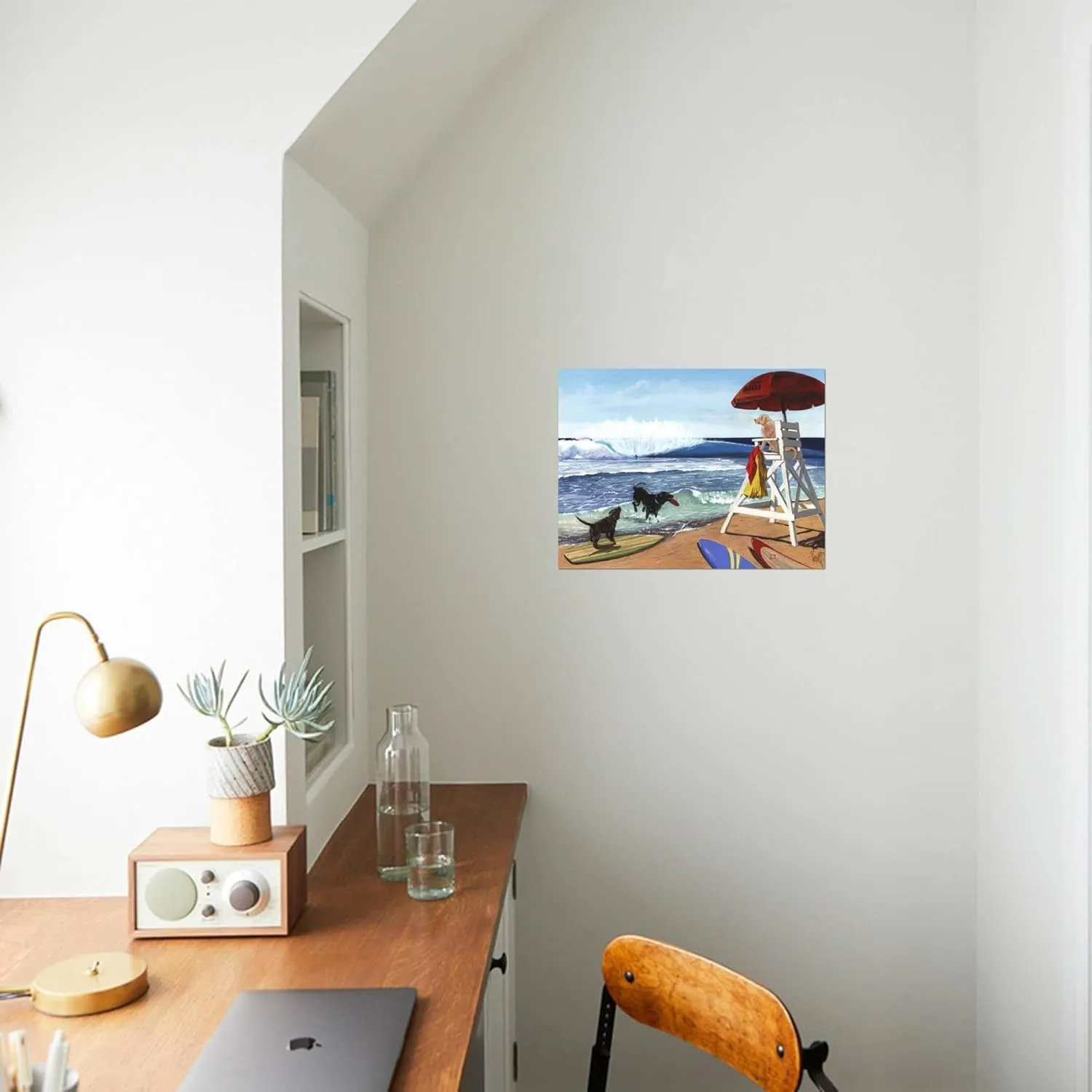 ART.COM Wall Art Prints Guard Dogs by Scott Westmoreland, Scenic Decor, 16" x 12"