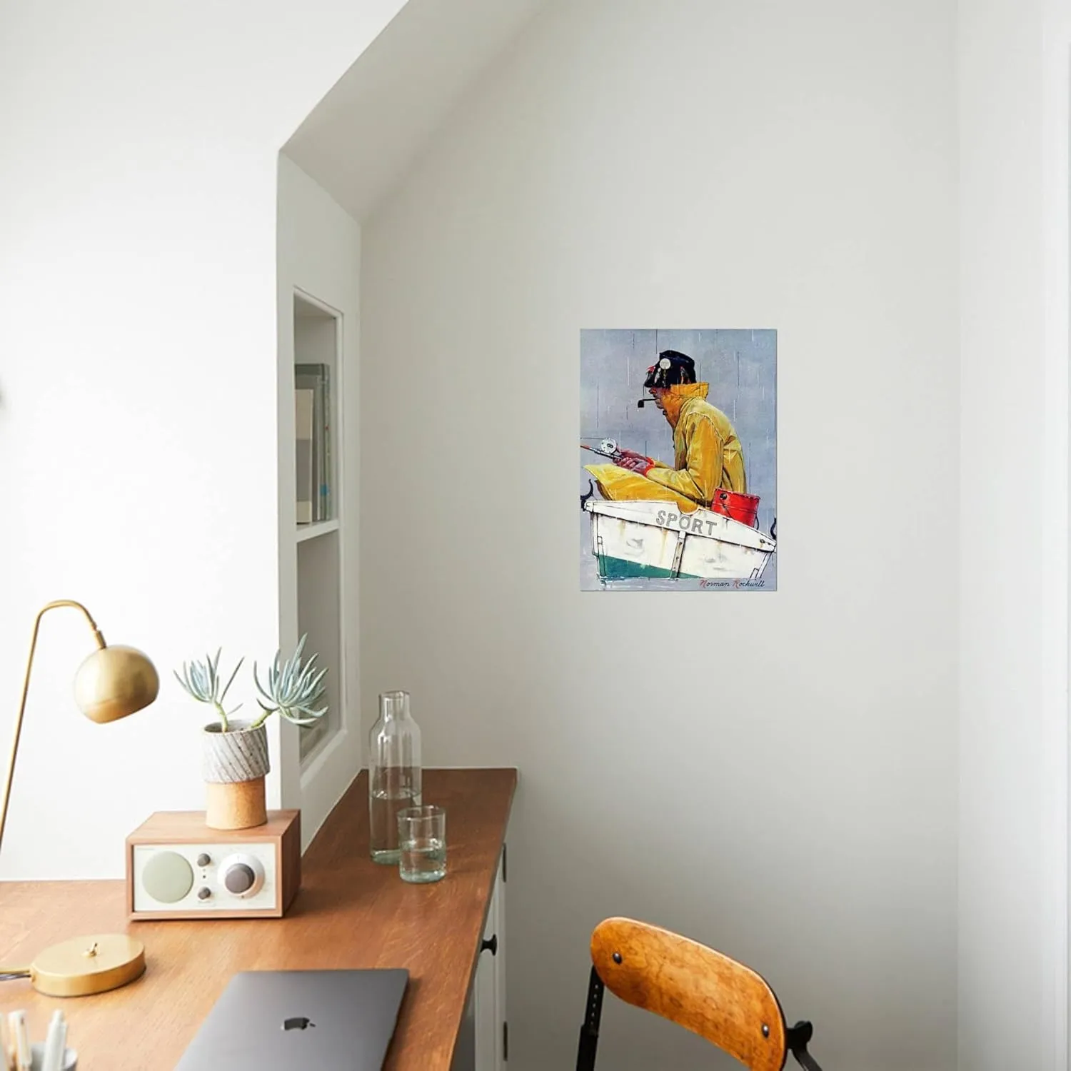 ART.COM Wall Art Prints Sport, April 29,1939 by Norman Rockwell, Figurative Decor, 12" x 16"