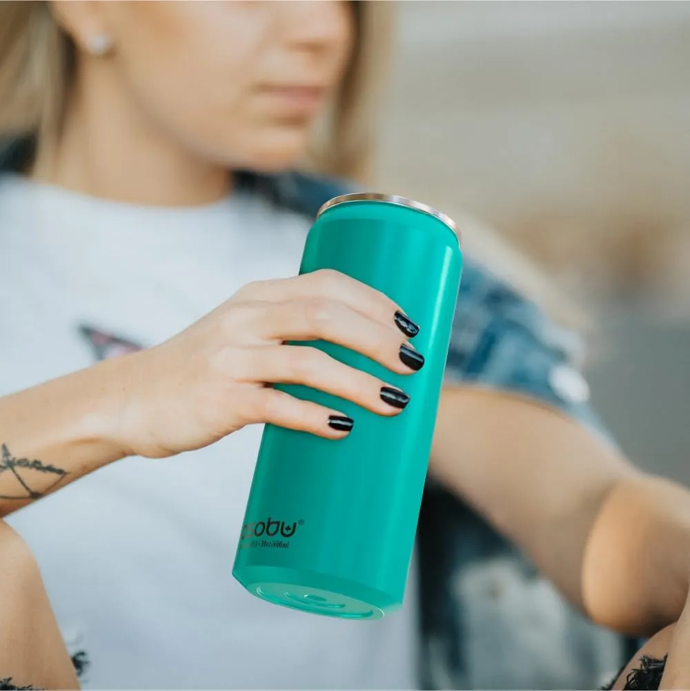 asobu Multi Can Cooler Insulated Sleeve fits for Slim and Standard 12 Oz and 16 Oz Hard Seltzer, Soda, Beer or Energy Drinks and All Standard Size Beer Bottles (Teal)