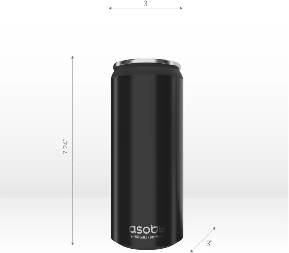 asobu Multi Can Cooler Insulated Sleeve fits for Slim and Standard 12 Oz and 16 Oz Hard Seltzer, Soda, Beer or Energy Drinks and All Standard Size Beer Bottles (Teal)