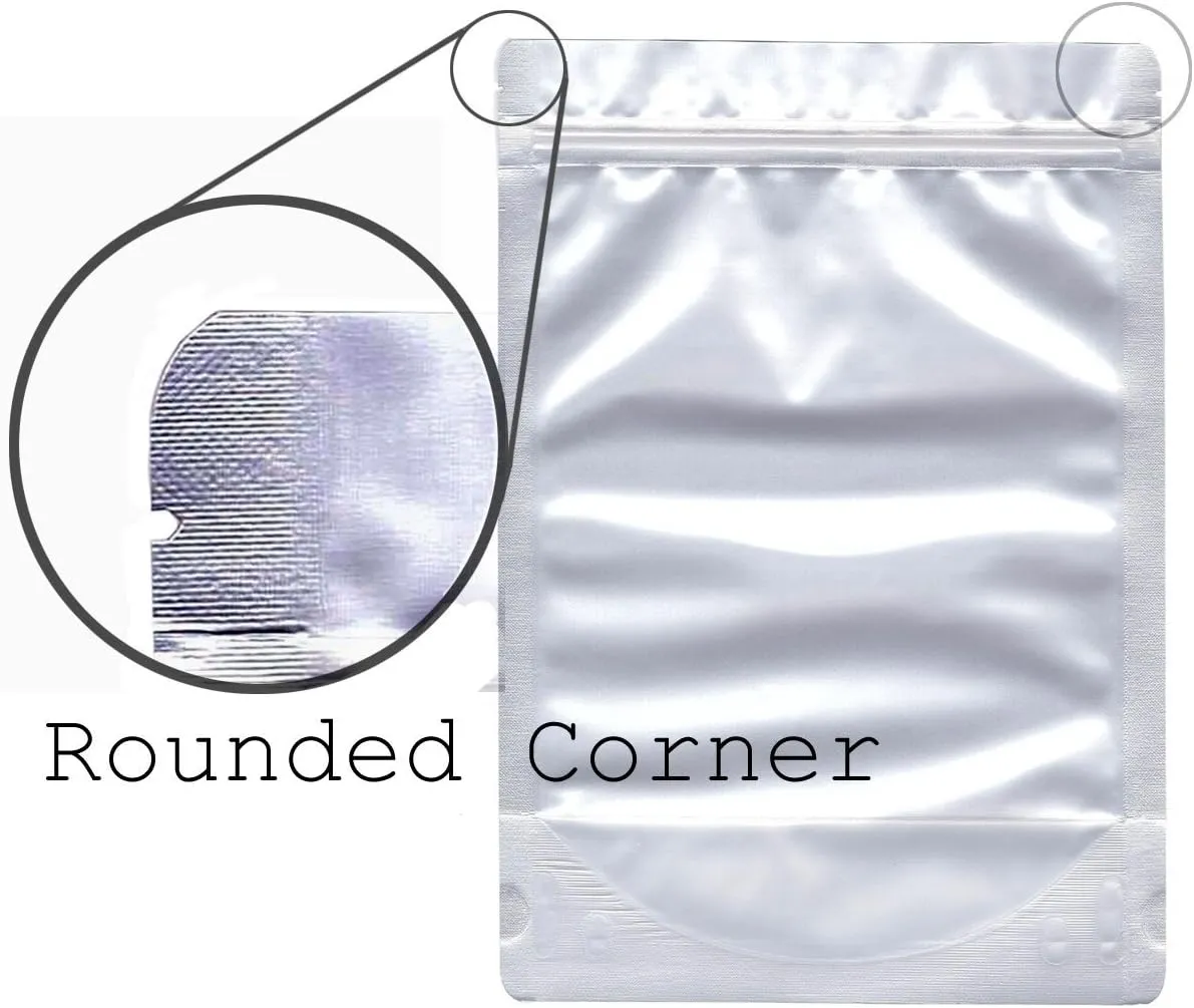 AwePackage 1 Gallon Mylar Aluminum Foil Zipper Bag for Long Term food storage and collectibles - vacuum seal (50, Gallon(10x14"))