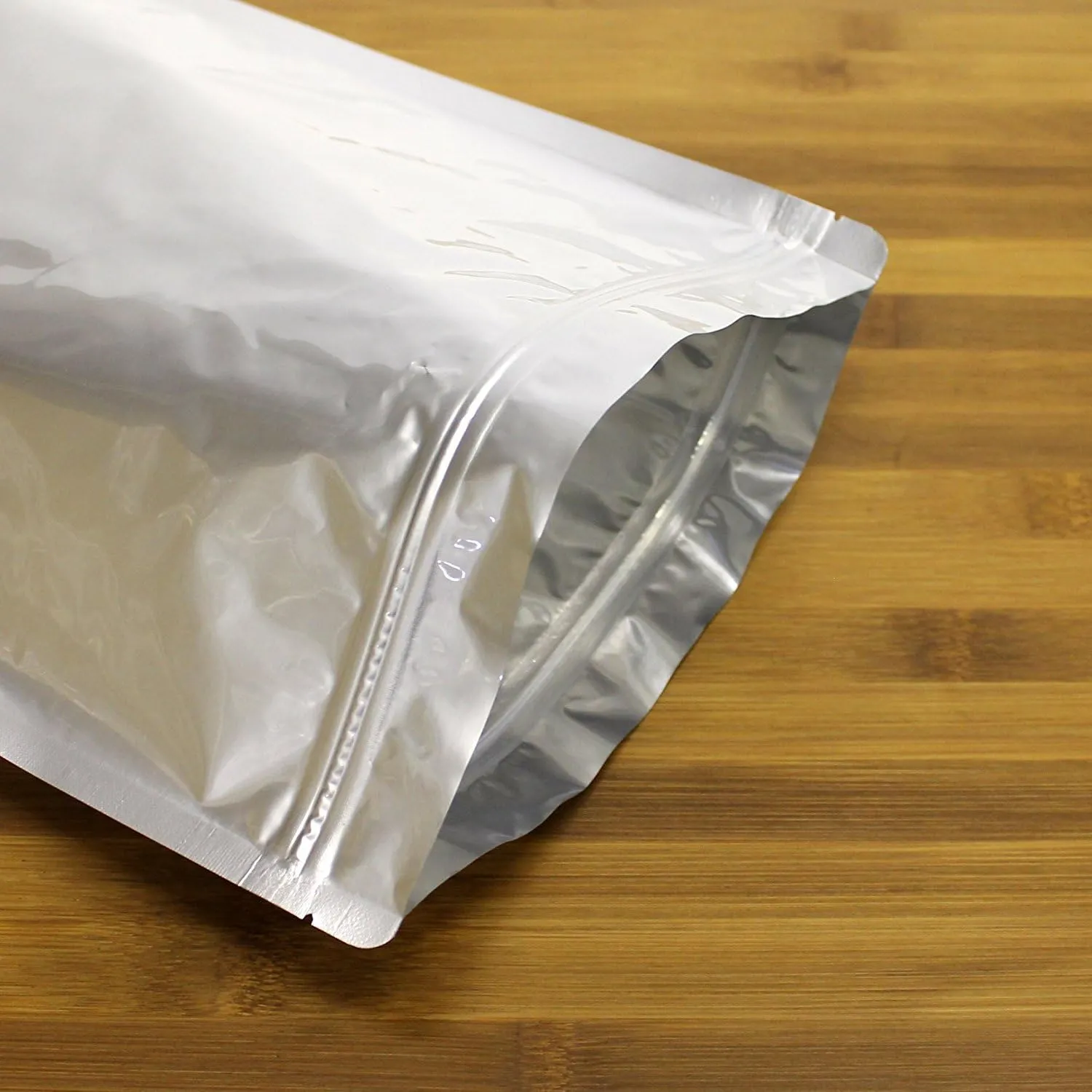 AwePackage 1 Gallon Mylar Aluminum Foil Zipper Bag for Long Term food storage and collectibles - vacuum seal (50, Gallon(10x14"))