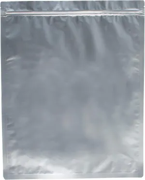 AwePackage 1.5 Gallon Mylar Aluminum Foil Zipper Bag for Long Term food storage and collectibles - vacuum seal(100, 1.5 Gallon(12x16"))