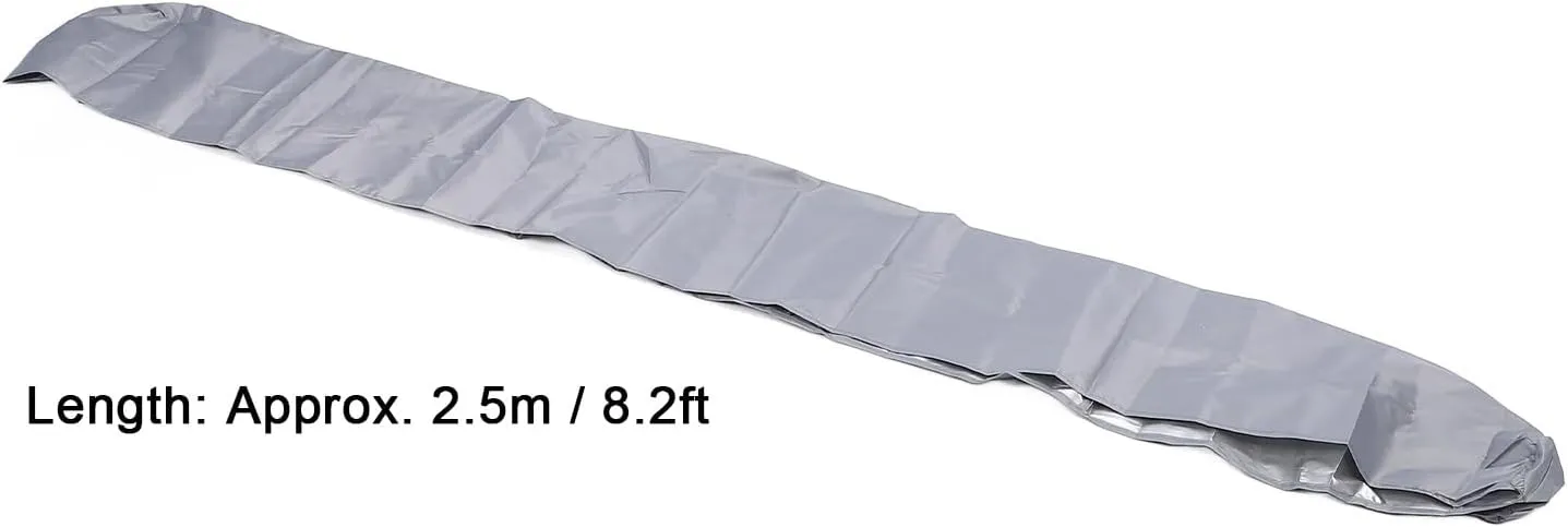 Awning, Retractable Awning Fabric Cover, Patio Canopy Shelter Protective Rain Storage Bag, Winter Storage, Sturdy Weather (Grey)
