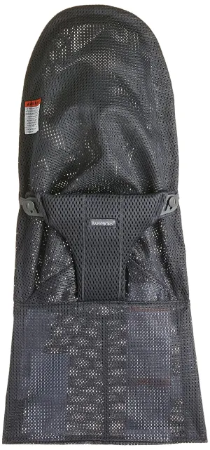 BabyBjörn Fabric Seat for Bouncer - Anthracite, Mesh, Anthracite, 1 Count (Pack of 1)