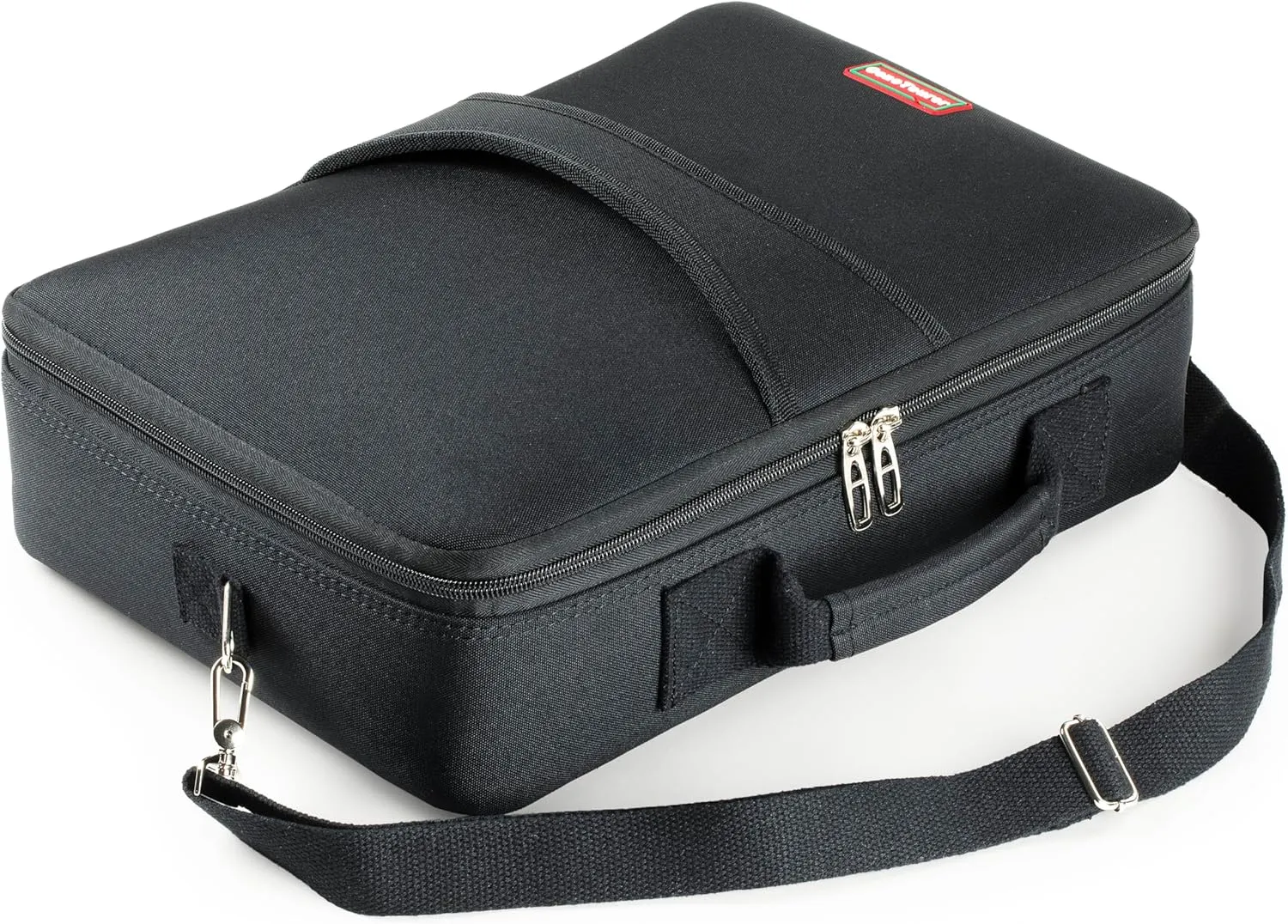 Bag Carrying 3 Bottles of Wine for Travel. Wine Bottles Are UNBREAKABLE When Wine Carrier Bag Is Dropped from Up To 6 Feet. Black Color.