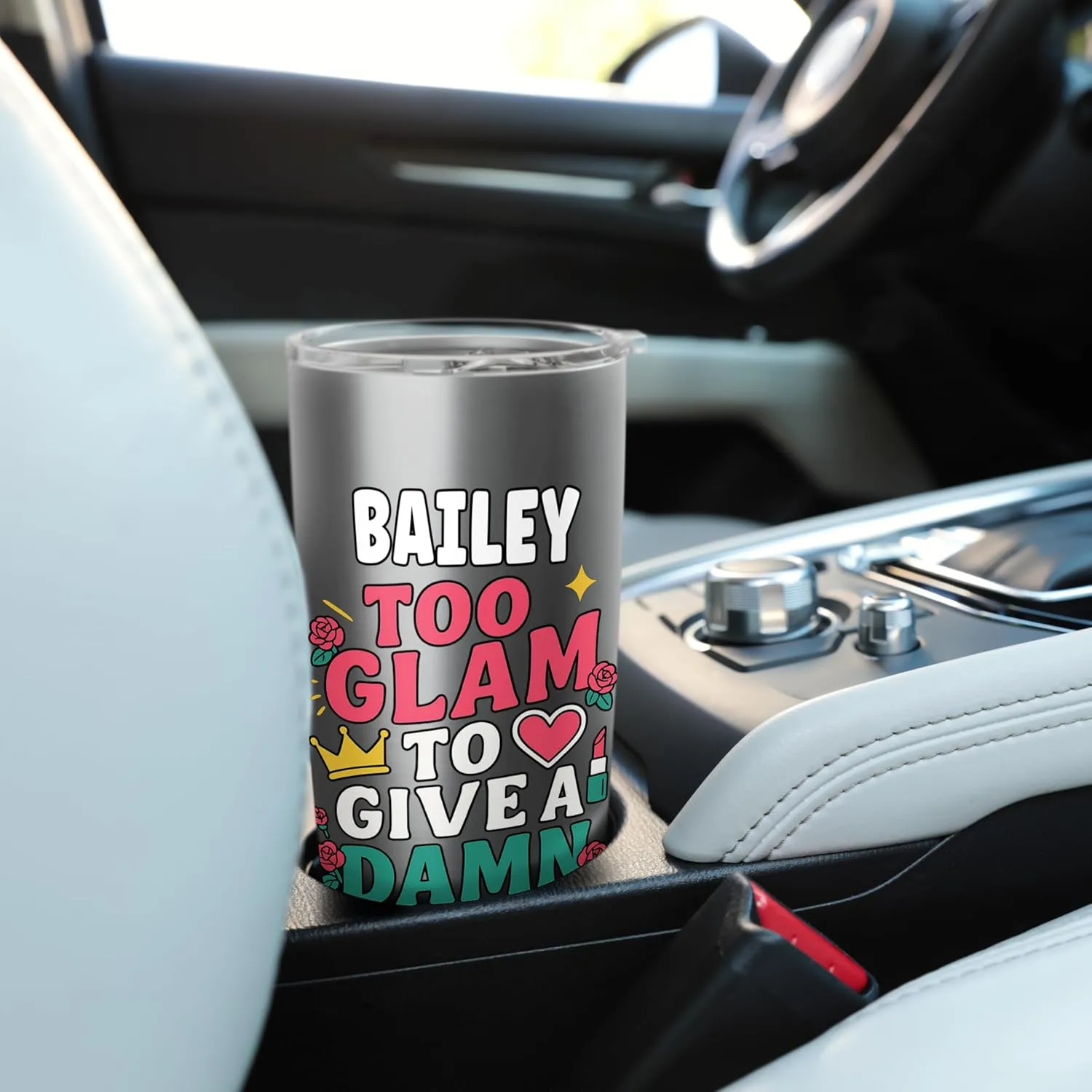 BAILEIGH Personalized Women's Gift Custom BAILEIGH Stainless Steel Insulated Tumbler