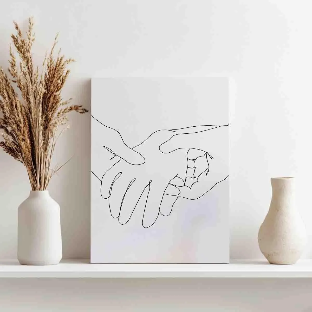 BCedars Painting Canvas Wall Art,Wall Art Canvas Decor Minimalist Line Drawing Sport Therapy Massage Physiotherapy Injury Recovery Gift for Home Office Studio Decoration,16in x24 in-Ready to hang