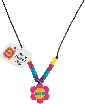 Beaded Mom Necklace Craft Kit -12 - Crafts for Kids and Fun Home Activities