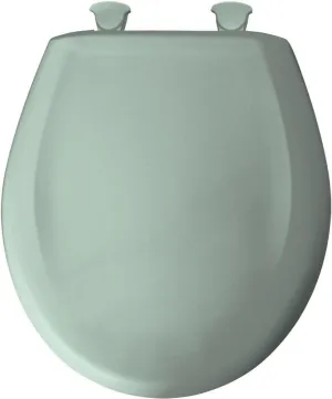 Bemis 200SLOWT 455 Lift-Off Plastic Round Slow-Close Toilet Seat, Seafoam