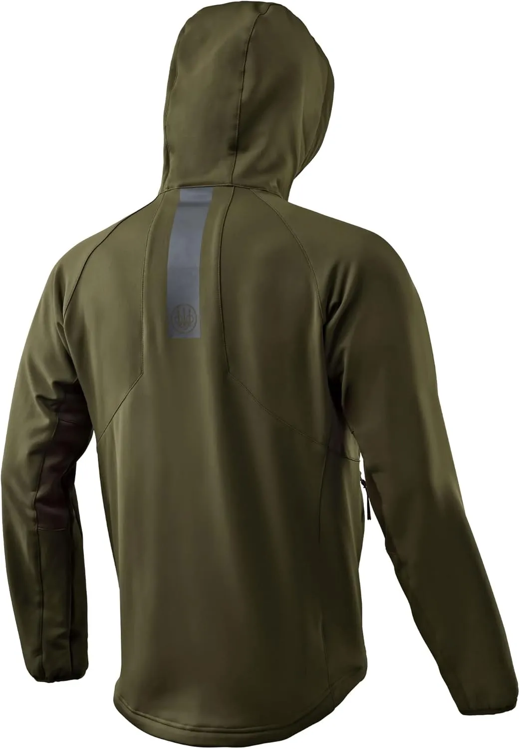 Beretta Men's Windstryke Hunting Active Casual Regular Fit Breathable DWR Full Zip Fleece Lined Hoodie w/Chest & Hip Pockets