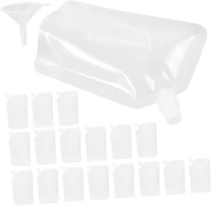 Beverage Packaging Bags Plastic Flask Drinking Bags Disposable Juice Beverage Pouches