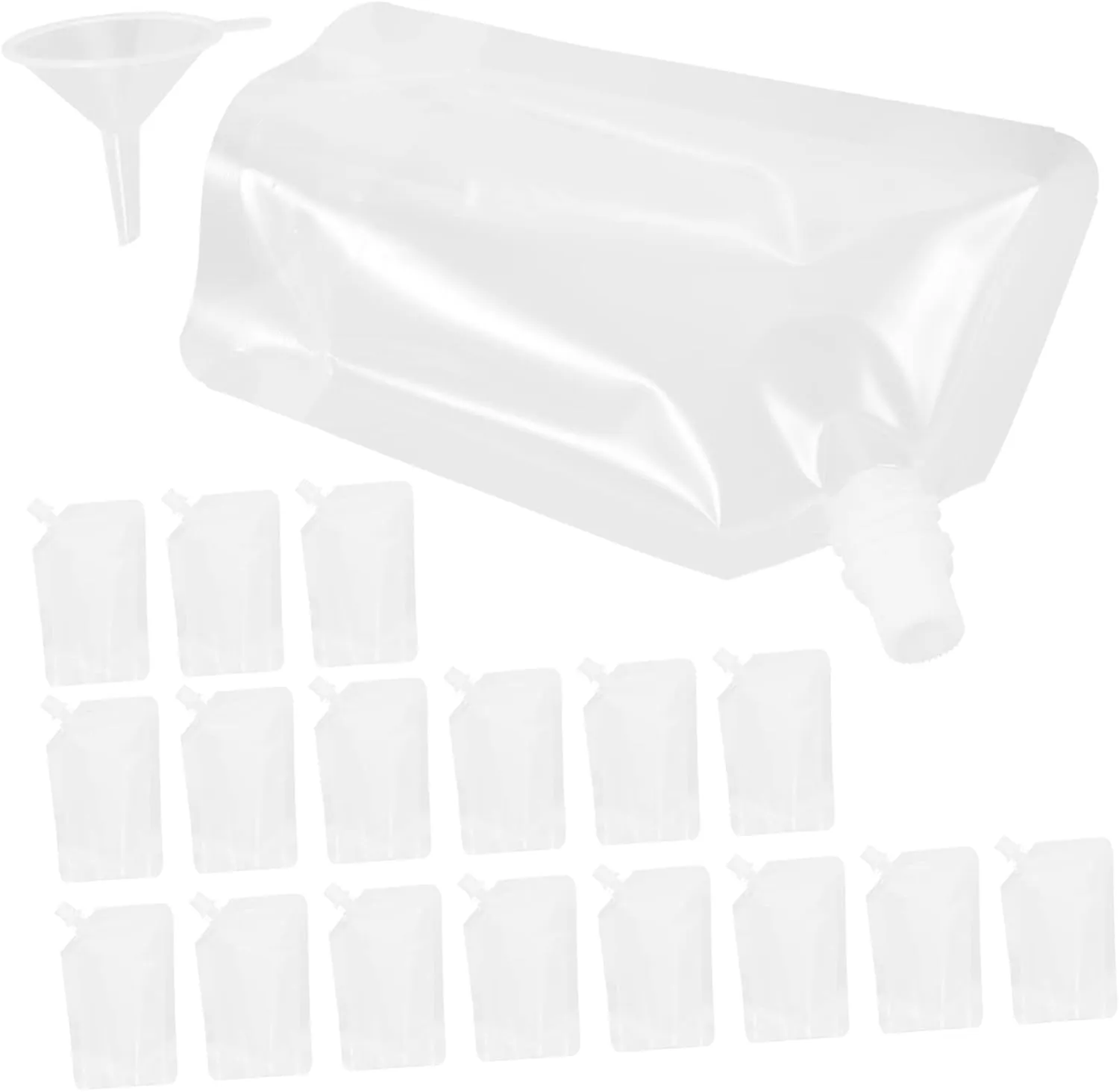 Beverage Packaging Bags Plastic Flask Drinking Bags Disposable Juice Beverage Pouches