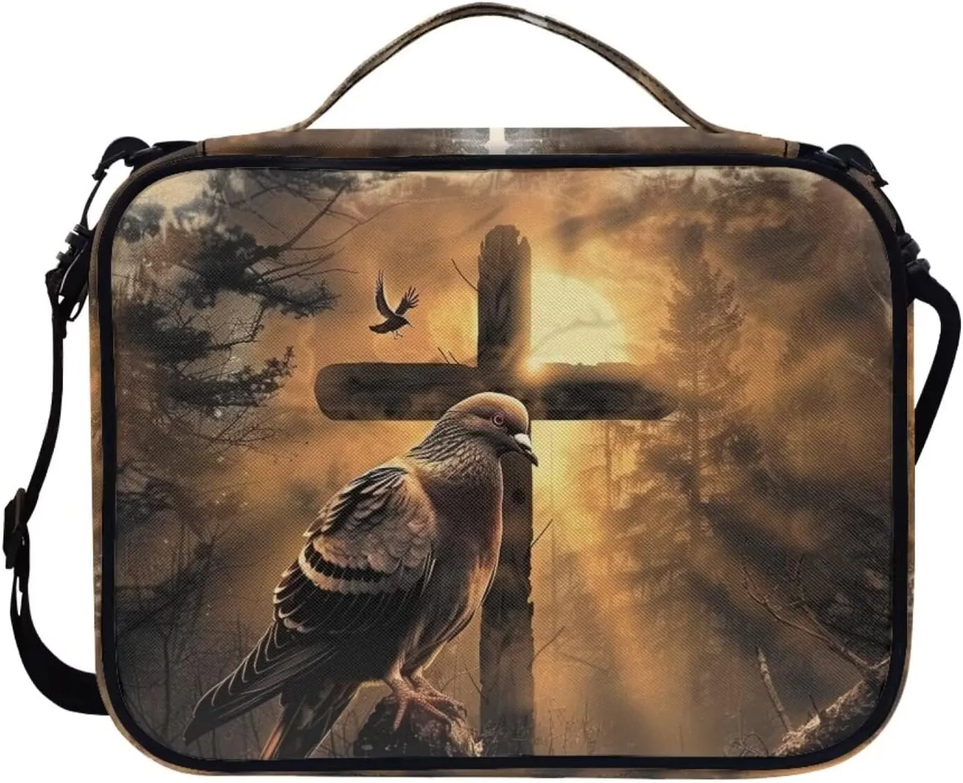 Bible Cover Case for Women Girls Kids Bible Case Large Bible Tote Bag with Handle