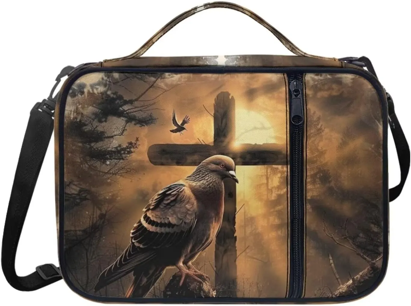 Bible Cover Case for Women Girls Kids Bible Case Large Bible Tote Bag with Handle