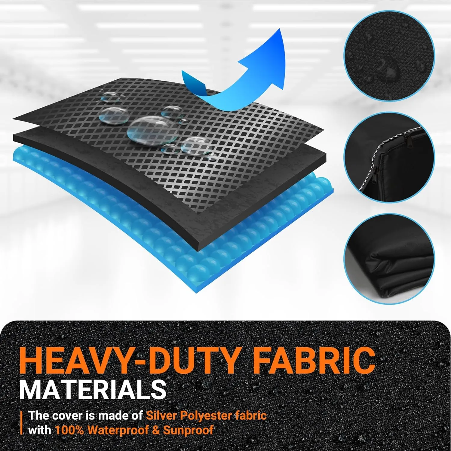 BlueStars 2PCS Washing Machine Covers with Laundry Bag: Perfect For Top-load Washer/Dryer - Premium Outdoor Protection For Most Washer Dryer Cover - W29”x D28”x H43” (Black)
