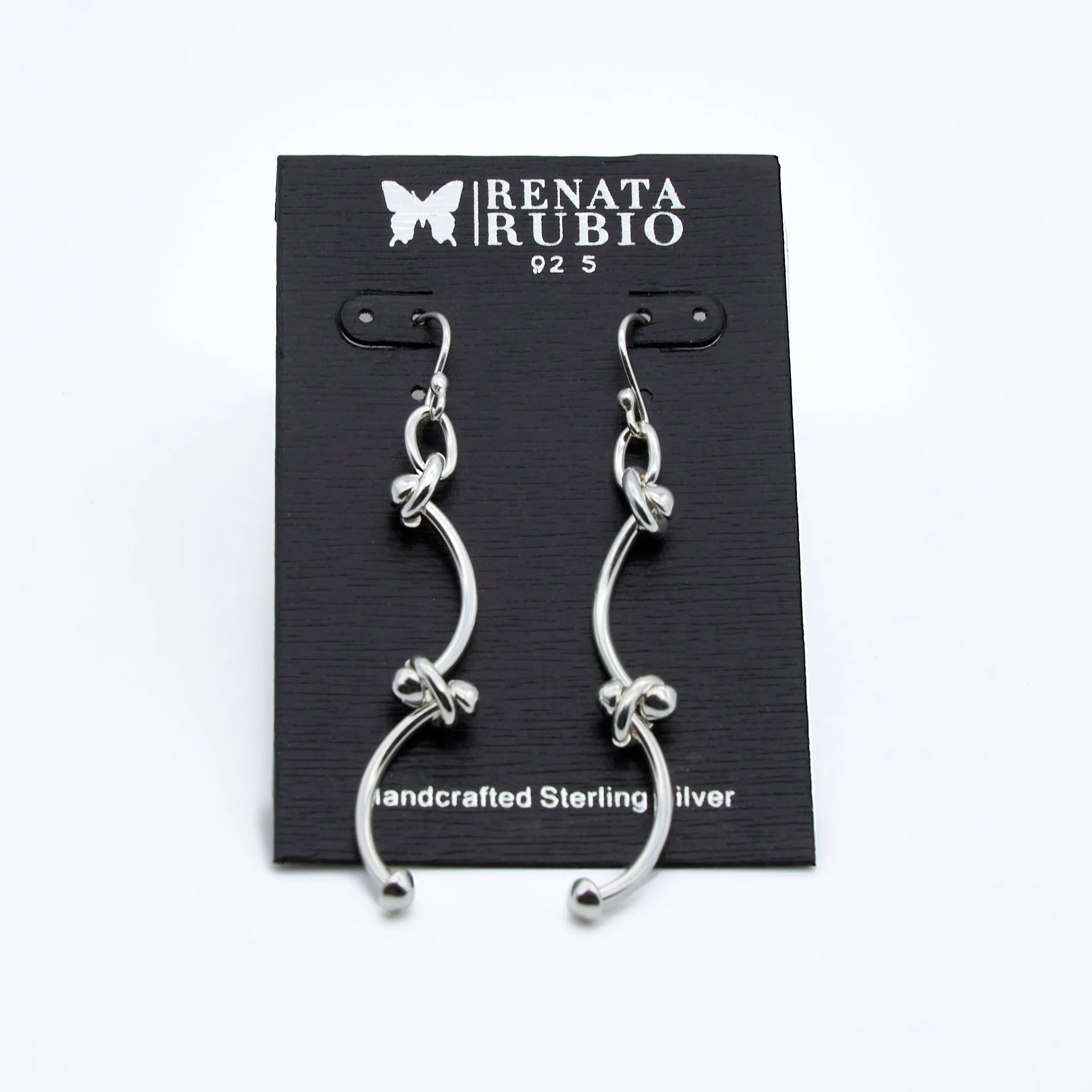 Bone Design Sterling Silver Necklace, Bracelet & Earrings