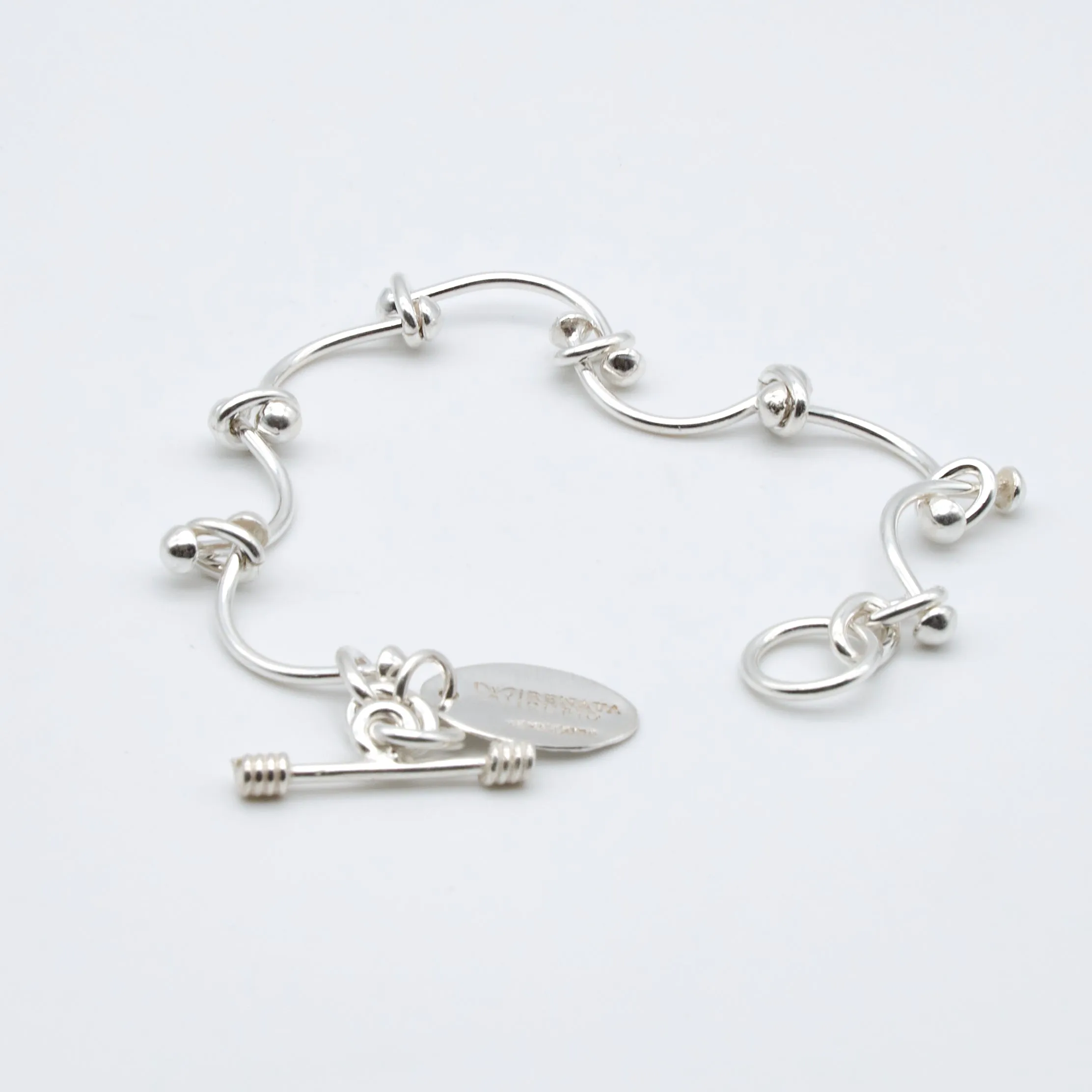 Bone Design Sterling Silver Necklace, Bracelet & Earrings