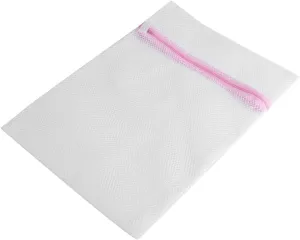BORDSTRACT Mesh Laundry Bags, Lingerie Washing Bag Closure for Laundry, Stocking, Blouse, Travel Storage Organizer (Coarse net 40 * 50cm)