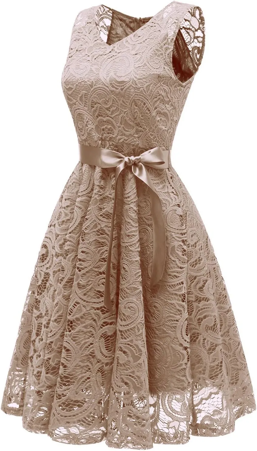 Bridesmaid Dress for Women 2024 Short Prom Dress V Neck Ruffle Wedding Guest Cocktail Dress Floral Homecoming Dress