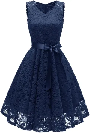 Bridesmaid Dress for Women 2024 Short Prom Dress V Neck Ruffle Wedding Guest Cocktail Dress Floral Homecoming Dress