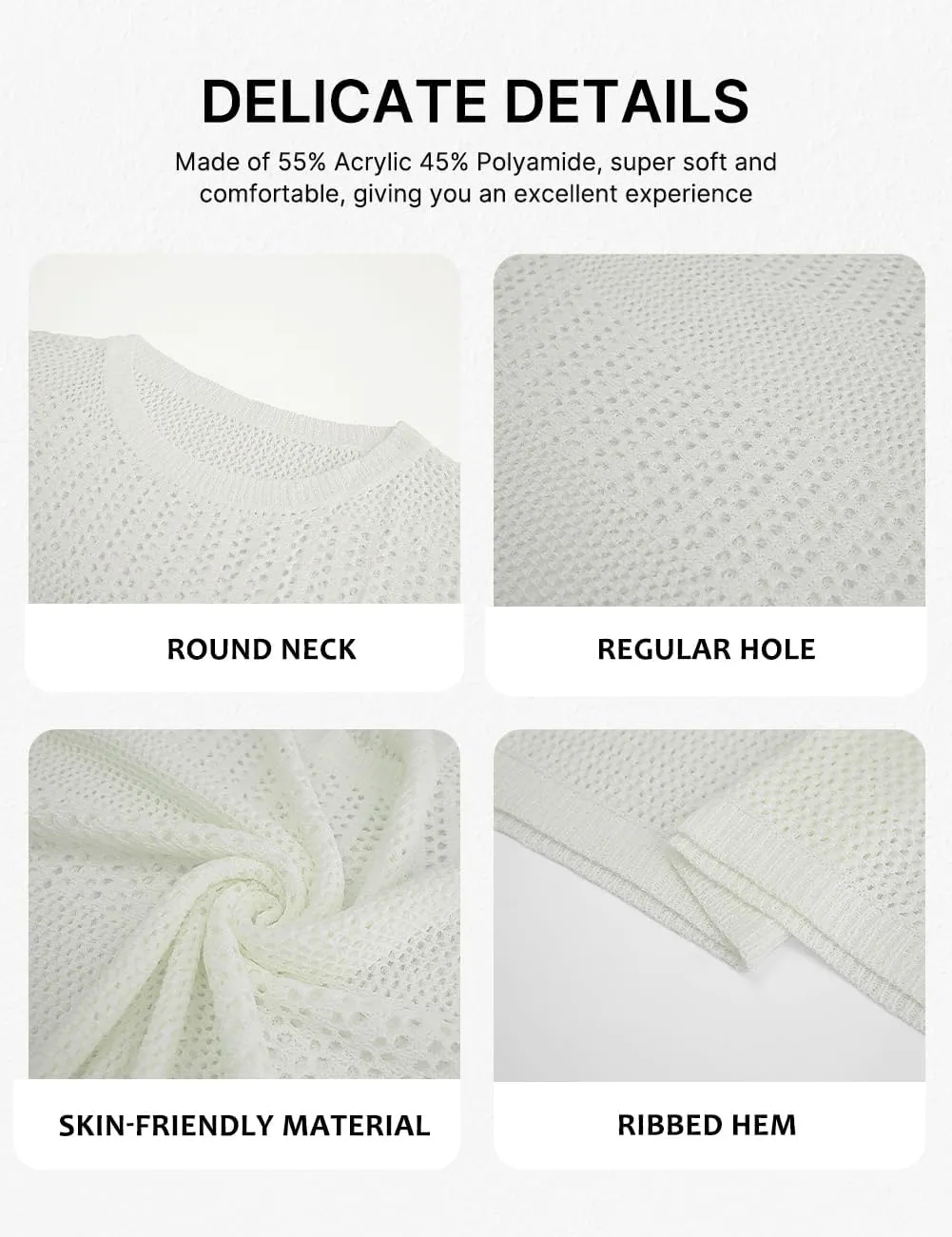Bsubseach Crochet Tops for Women Short Sleeve Cover Ups for Swimwear Women Knit Hollow Out Sweater Mesh Top 2025