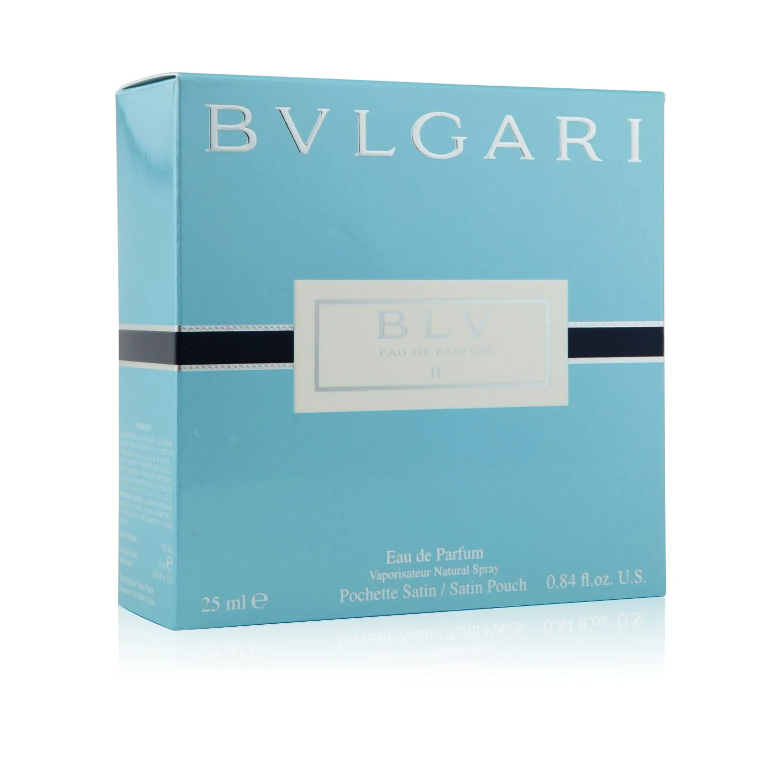 Bvlgari BLV II Eau De Parfum Spray for Women with Satin Pouch, 0.84 Fluid Ounce