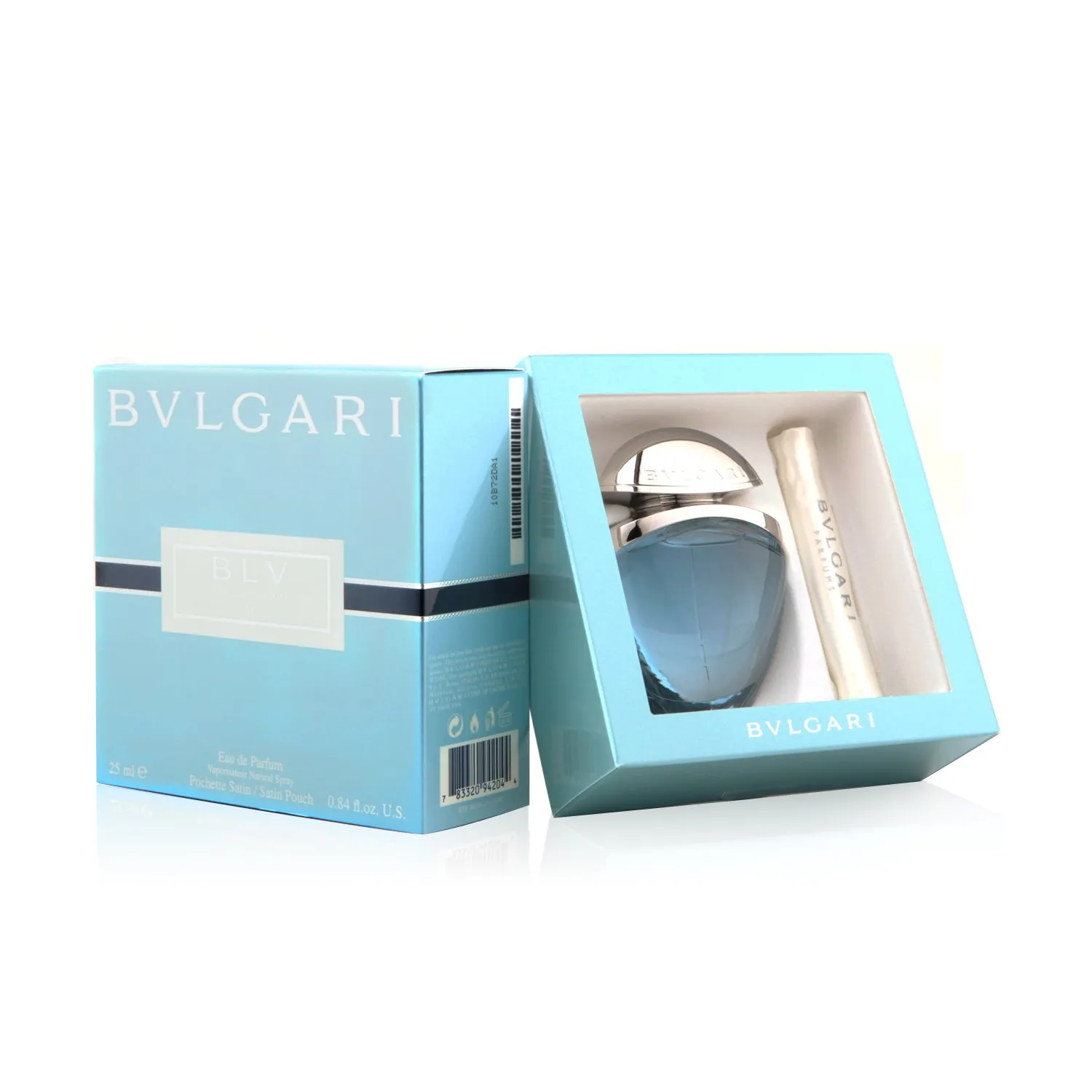 Bvlgari BLV II Eau De Parfum Spray for Women with Satin Pouch, 0.84 Fluid Ounce