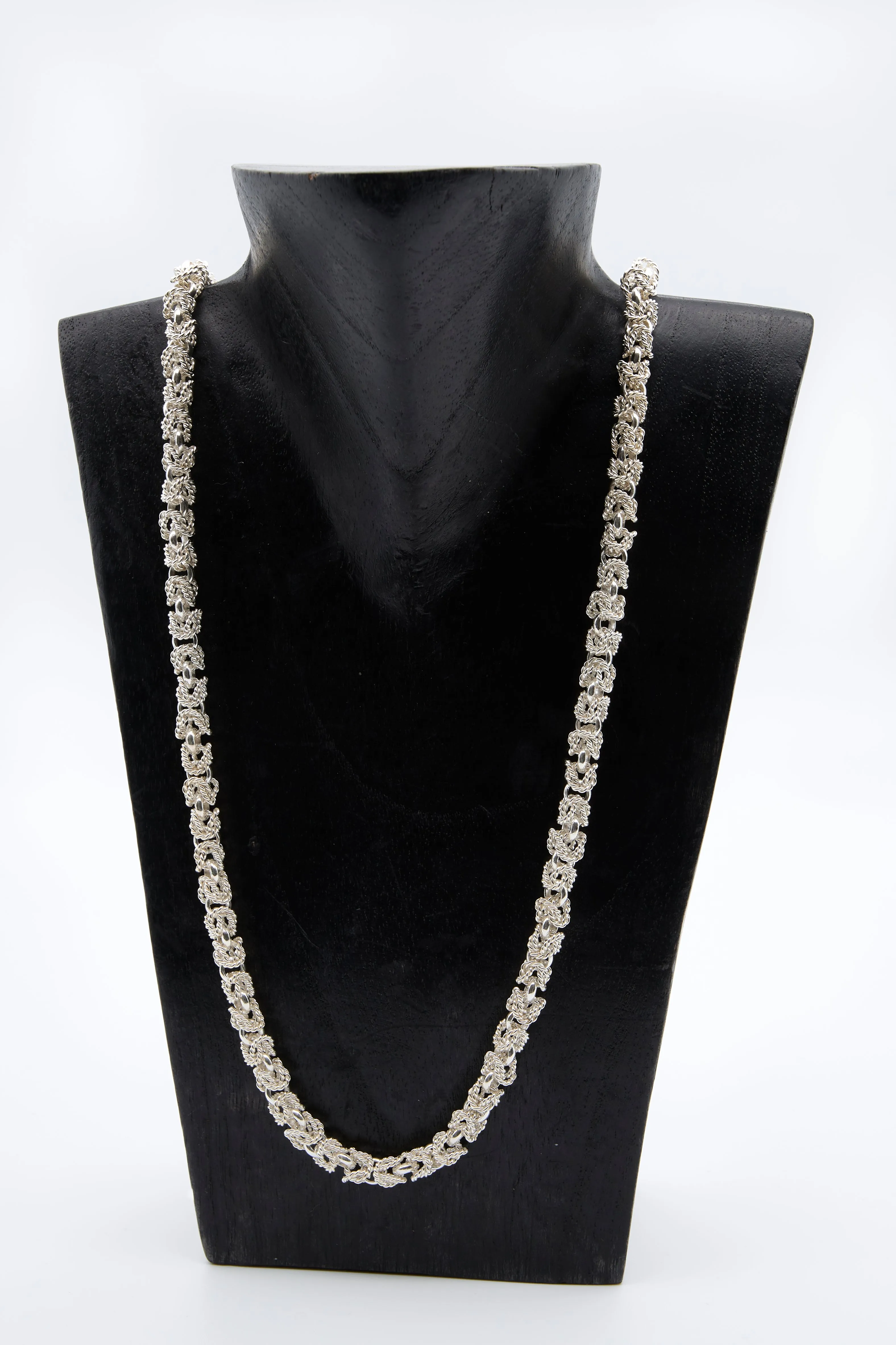 Byzantine Sterling Silver Set of Necklace, Bracelet and Earrings