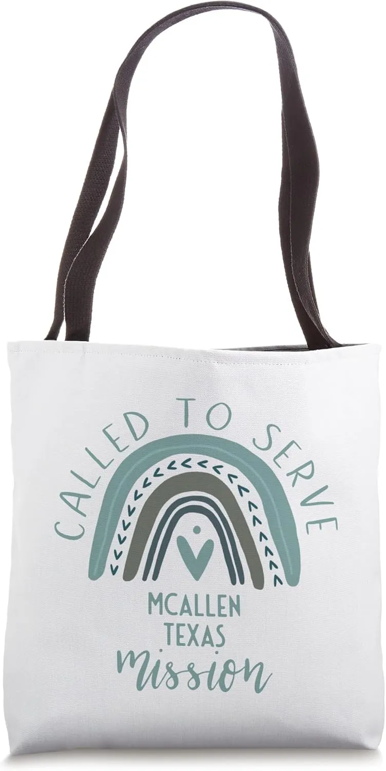 Called To Serve Boho Rainbow McAllen Texas Mission Tote Bag