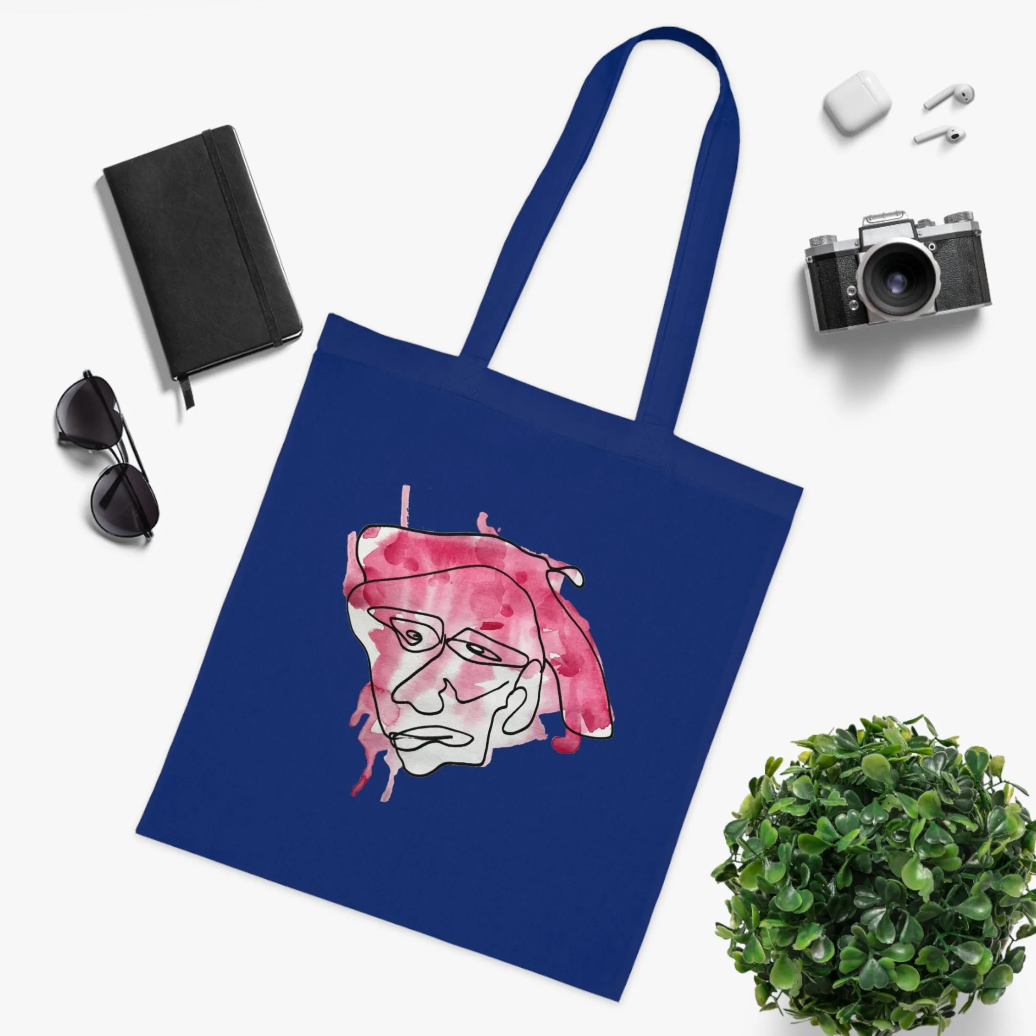 Calm Down - Versatile 100% Cotton Tote: Vibrant Colors, Light & Practical