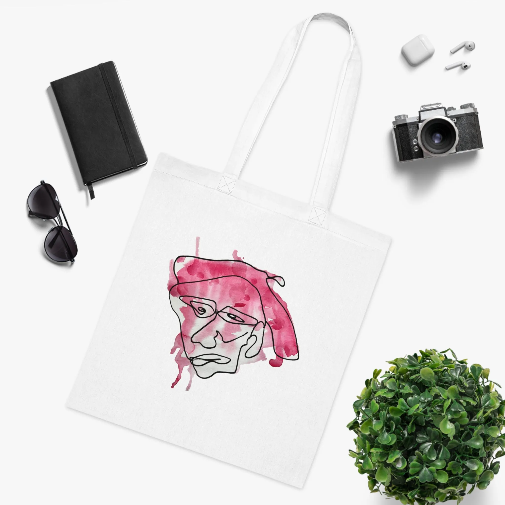 Calm Down - Versatile 100% Cotton Tote: Vibrant Colors, Light & Practical