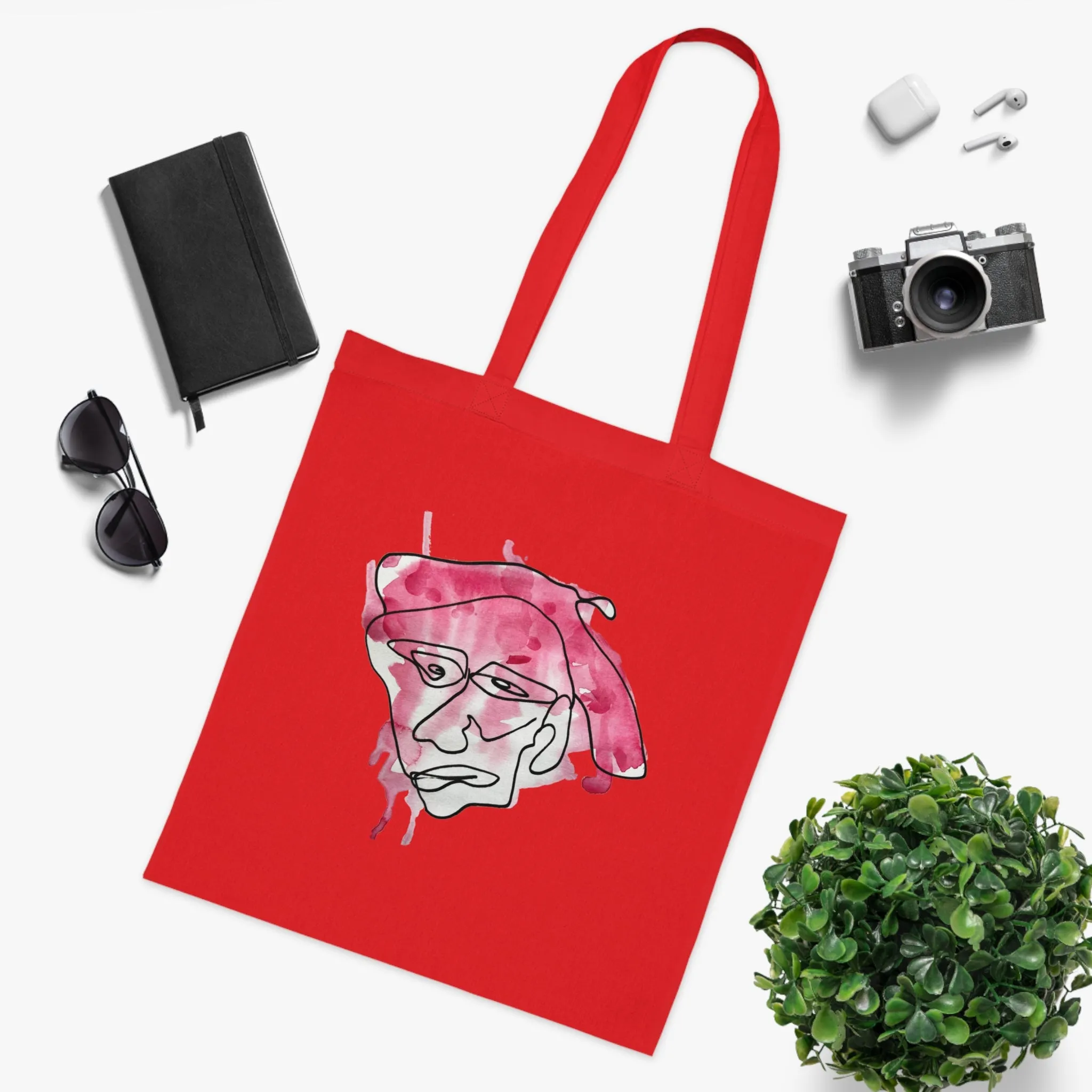 Calm Down - Versatile 100% Cotton Tote: Vibrant Colors, Light & Practical