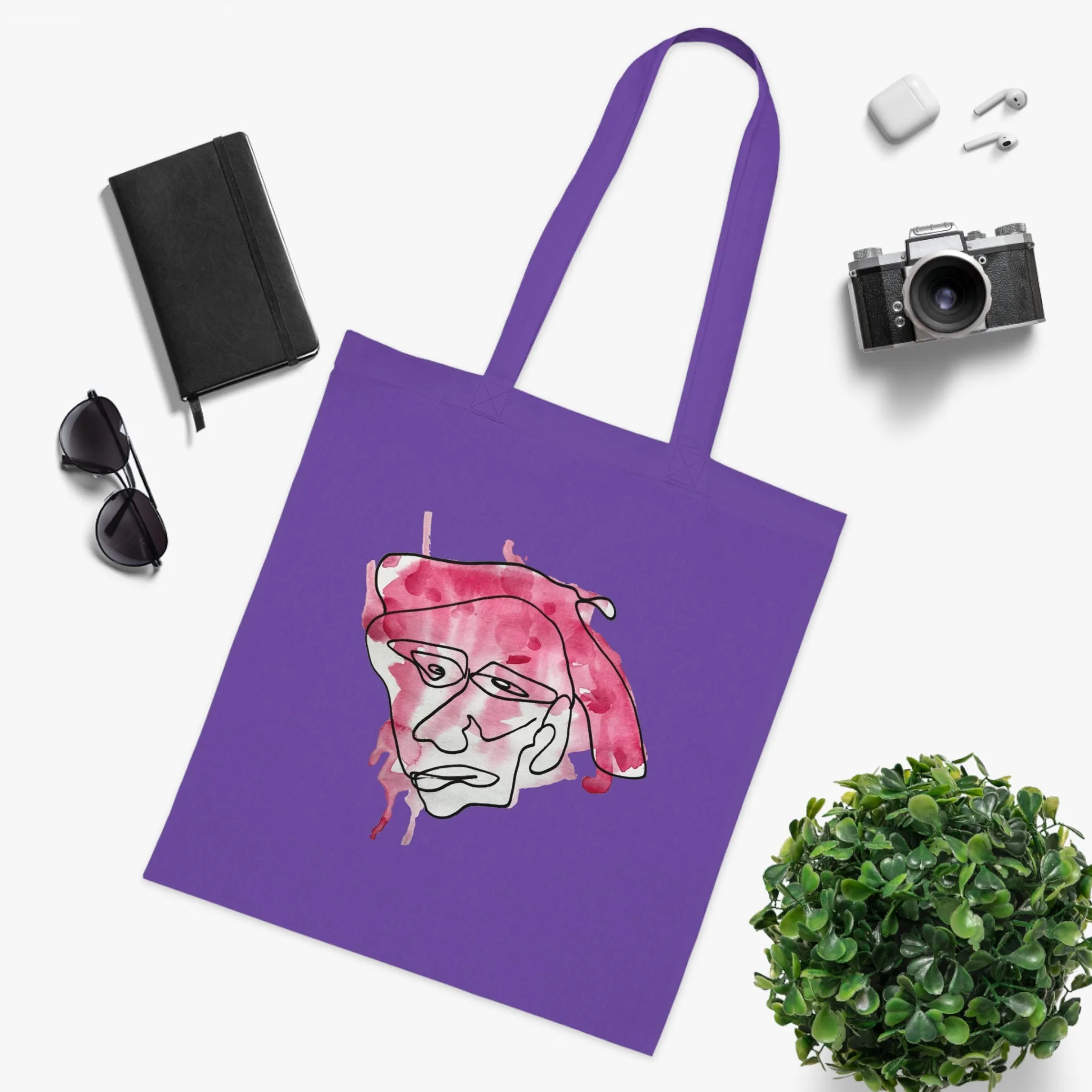 Calm Down - Versatile 100% Cotton Tote: Vibrant Colors, Light & Practical