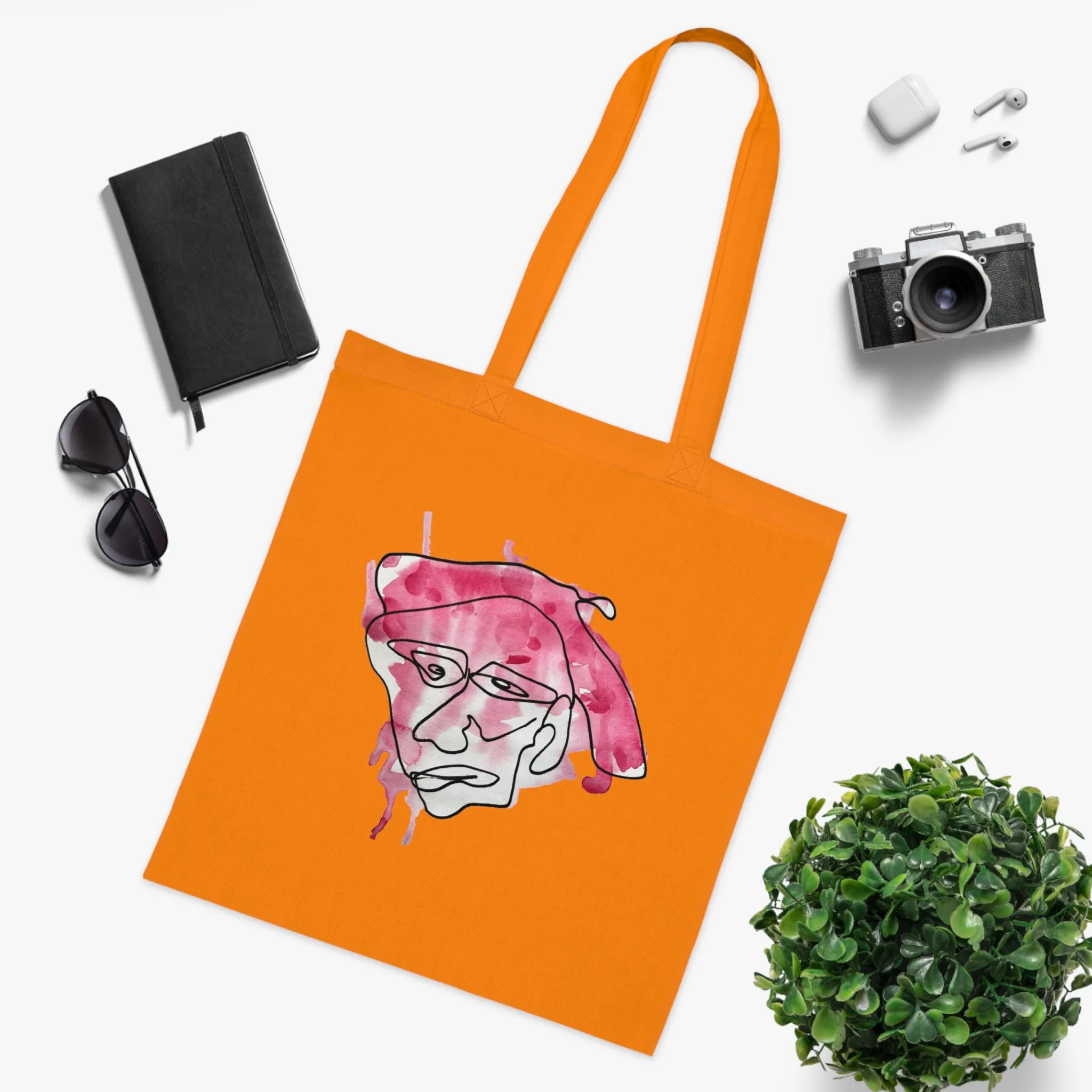 Calm Down - Versatile 100% Cotton Tote: Vibrant Colors, Light & Practical