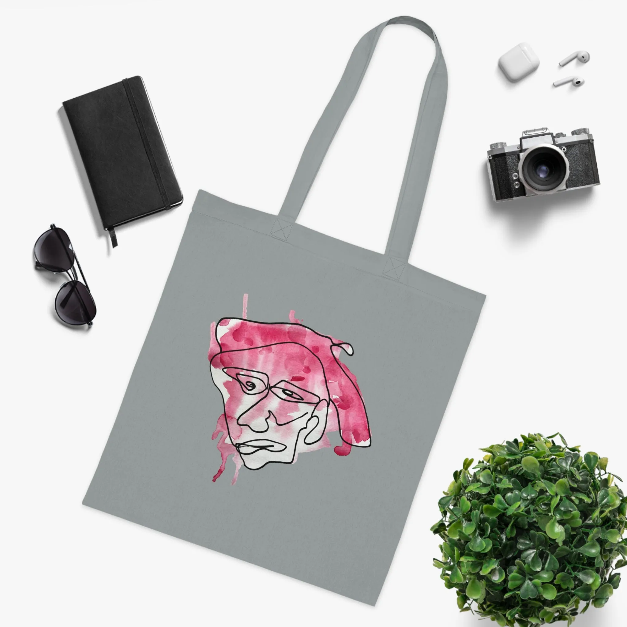 Calm Down - Versatile 100% Cotton Tote: Vibrant Colors, Light & Practical