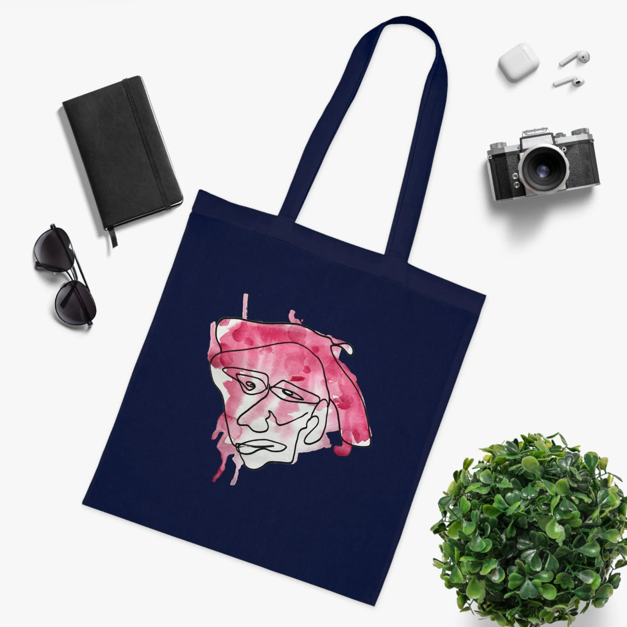 Calm Down - Versatile 100% Cotton Tote: Vibrant Colors, Light & Practical