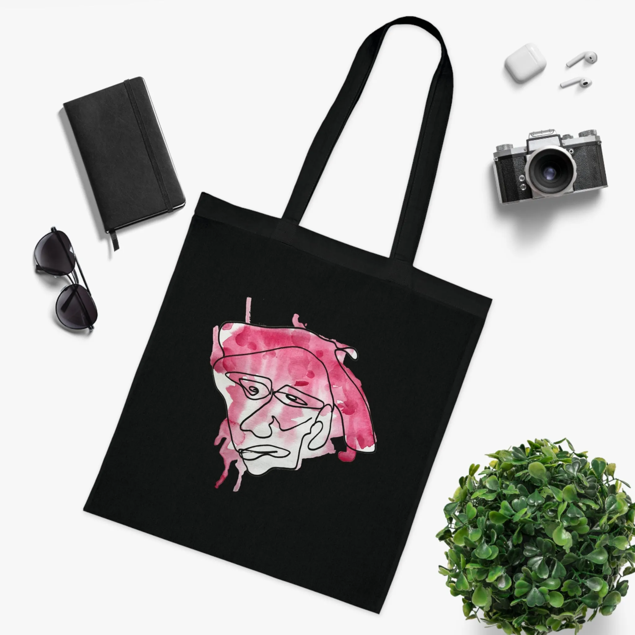 Calm Down - Versatile 100% Cotton Tote: Vibrant Colors, Light & Practical