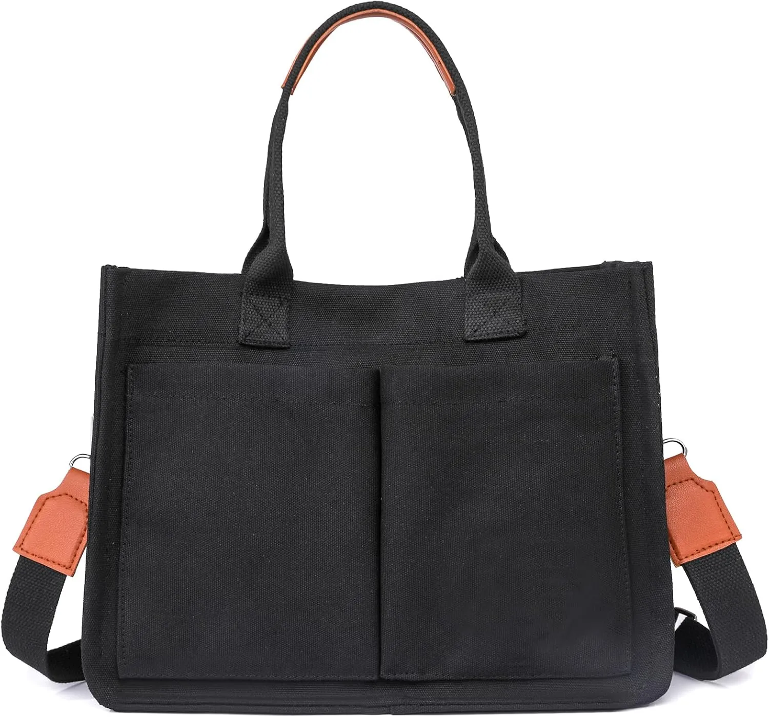 Canvas Tote for Women - Beach & Travel, Laptop Shoulder Bag - Cute Teacher Purse