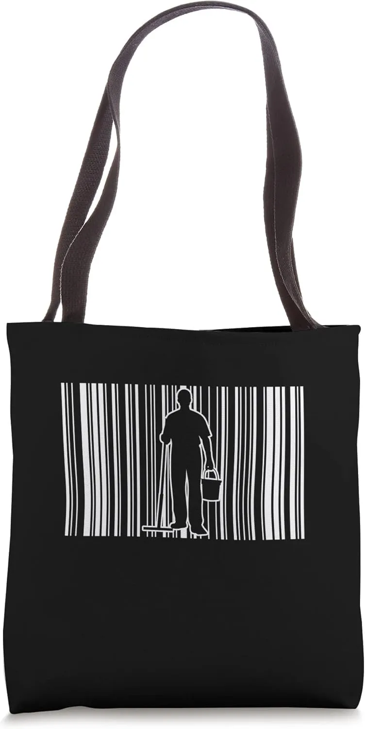 Caretaker Cleaner Janitor Or Housekeeper Tote Bag