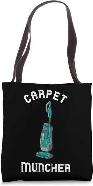 Carpet Muncher Vacuum Cleaner Hoover Housekeeping Cleaning Tote Bag