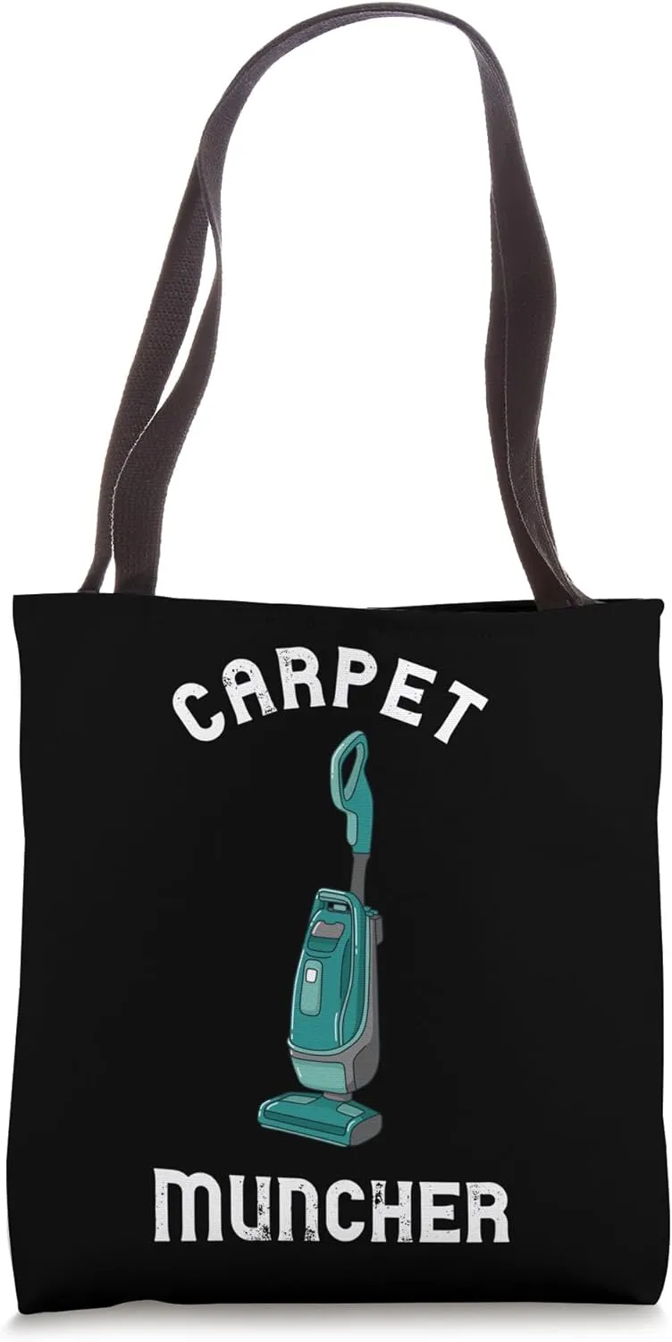 Carpet Muncher Vacuum Cleaner Hoover Housekeeping Cleaning Tote Bag