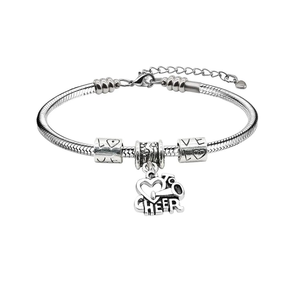 Cheer Love Charm Bracelet- Pick Style
