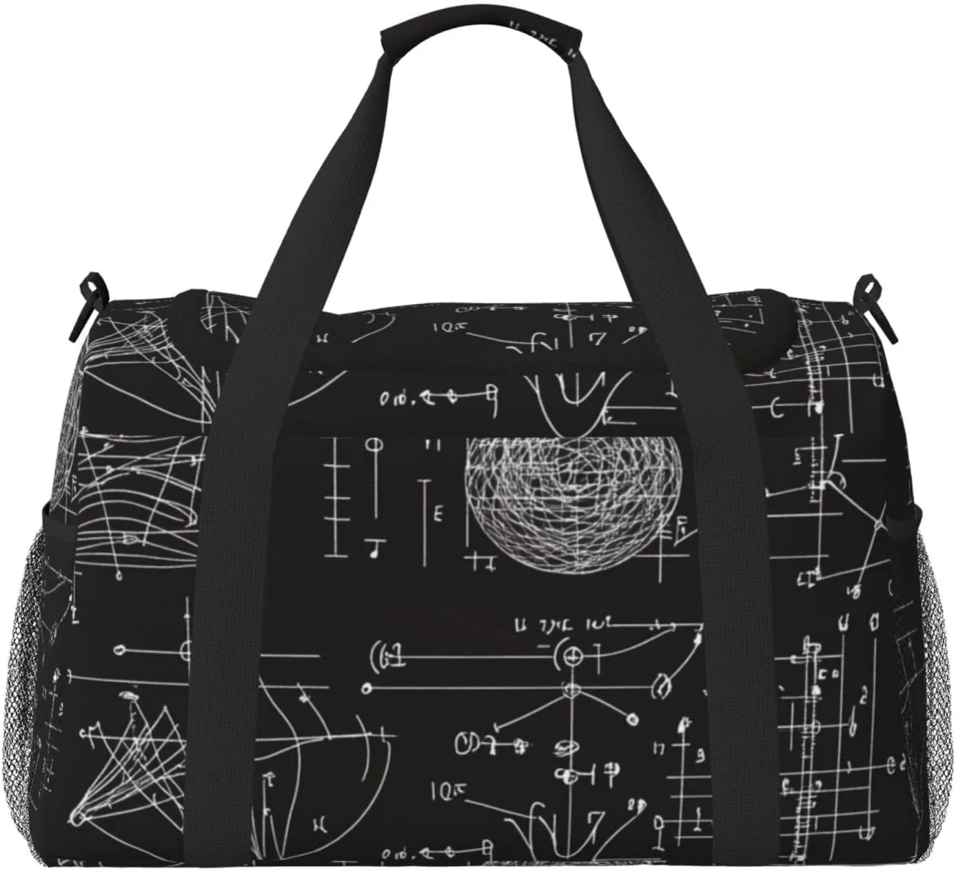 Chemistry Formulas Travel Duffel Bag Tote Bag Sports Gym Bag For Women And Men