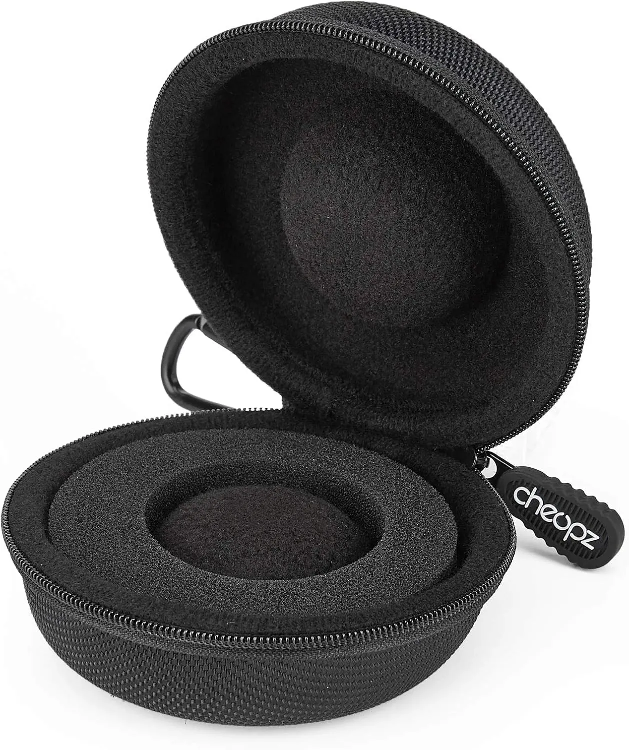 Cheopz Travel Watch Case Single Storage Box for Wristwatches & Smart Watches up to 50mm, Black