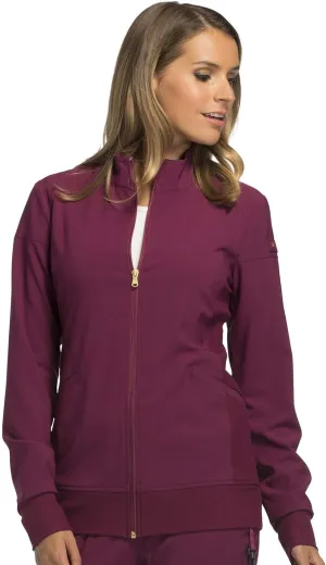 Cherokee Scrub Jackets For Woman with Zip Front, 360° Stretch Fabric - CK303
