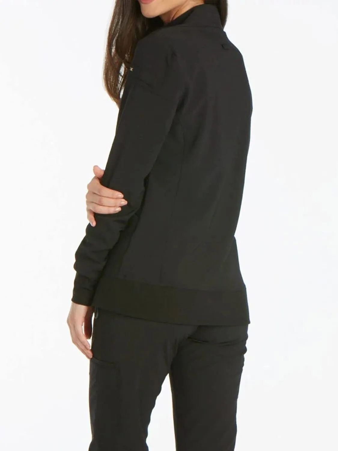 Cherokee Scrub Jackets For Woman with Zip Front, 360° Stretch Fabric - CK303