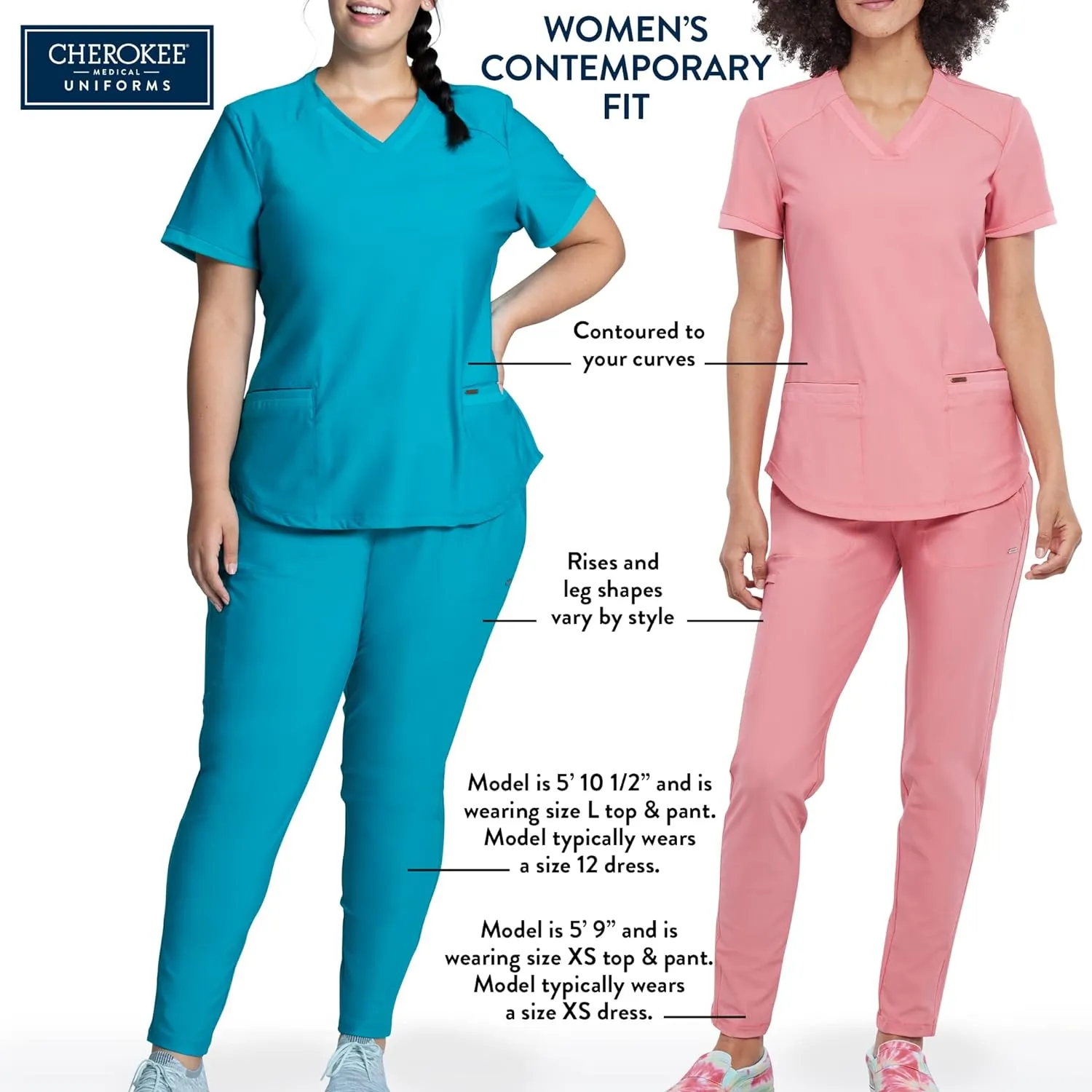 Cherokee Women's Scrub Pant with 360° Stretch & Moisture Wicking Fabric - CK095