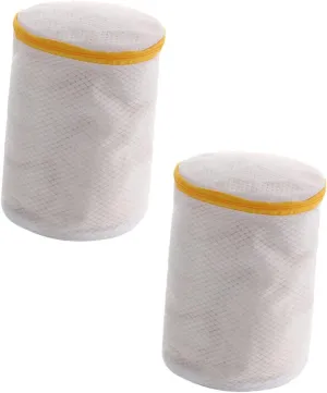 CHILDWEET 2pcs Travel Laundry Bag for Underwear Bras Mesh Washing Net Bags with Zipper Organize and Protect Your Clothes