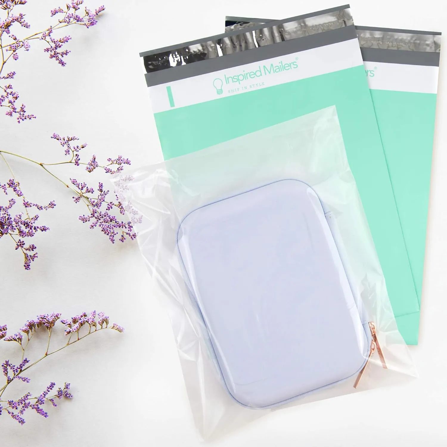 Clear Poly Bags 6x9", 8x10", 9x12", 11x14" Combo Pack of 400 (100 each size) - Clear Bags for Packaging - Plastic Bags for Packaging Products - Plastic Packaging Bags (Resealable)